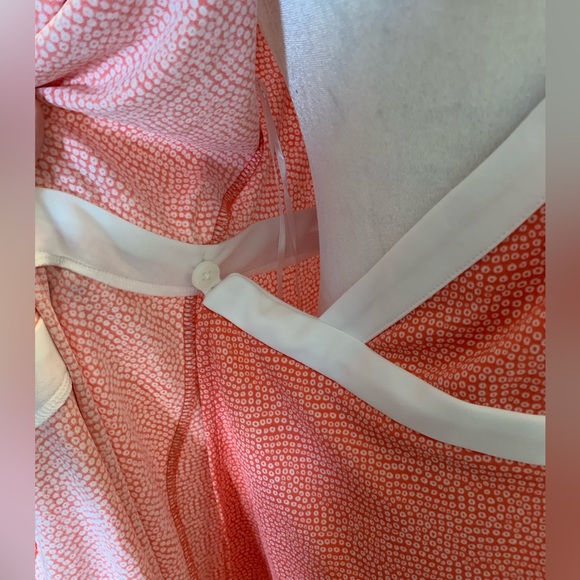 Tommy Hilfiger dress orange white size 14 new with tag - Picture 3 of 12